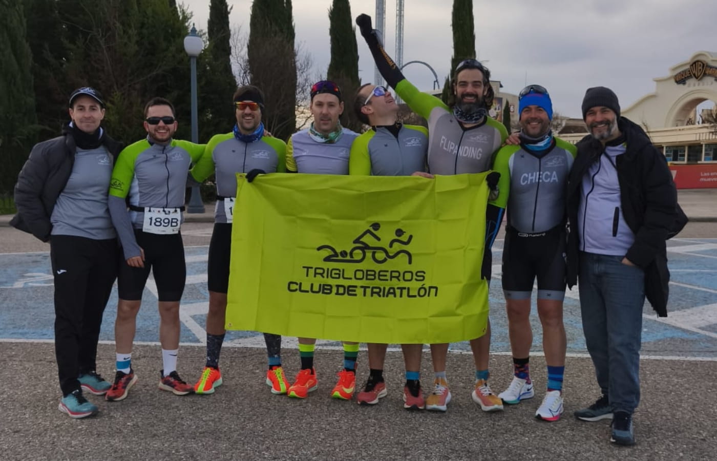 Club Trigloberos durante la primera prueba de la temporada en el Campeonato de Madrid CRE